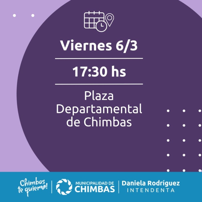 Chimbas celebra el D&iacute;a de la Mujer con una gran feria de artesanos y shows en vivo