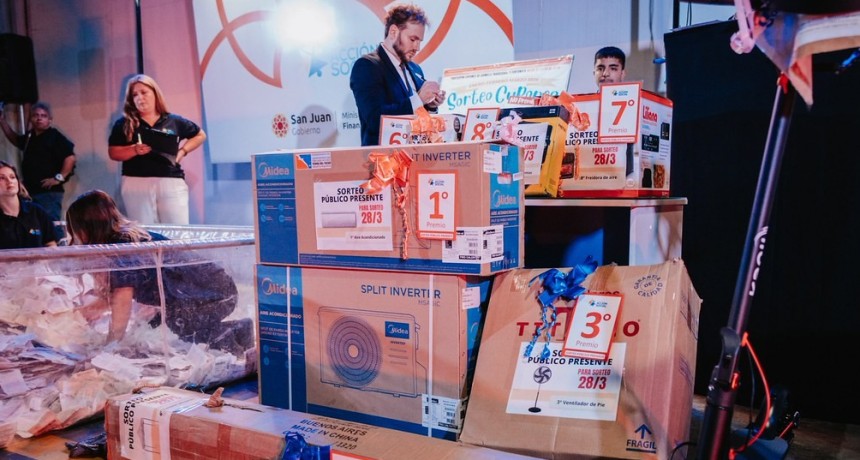 Se realiz&oacute; el primer sorteo de cupones no premiados 2026 con la participaci&oacute;n de 450 sanjuaninos