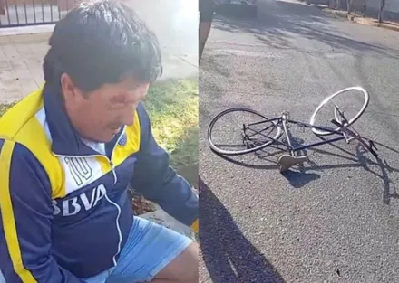 Un ciclista fue atropellado en Capital y el conductor se dio a la fuga
