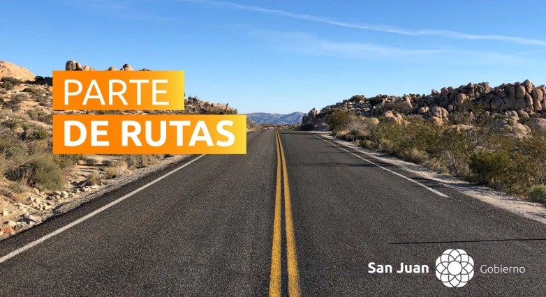  Estado de rutas en San Juan: Vialidad informa zonas con circulación condicionada por trabajos viales