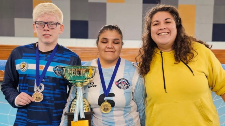 Orgullo Sanjuanino en la Copa Tango de Goalball 2026: Milagros Dom&iacute;nguez campeona y Lautaro Fern&aacute;ndez al podio