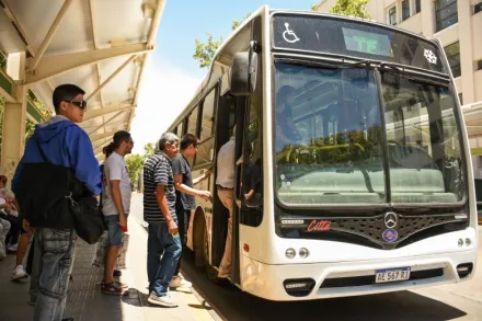 Se levant&oacute; el paro de colectivo en San Juan 