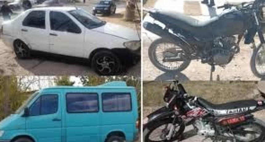 Importantes operativos en San Juan: recuperan autos y motos robadas en Albard&oacute;n y Rawson