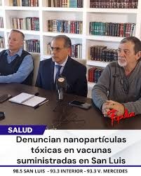 Denuncian metales pesados y nanopartículas en vacunas aplicadas en San Luis