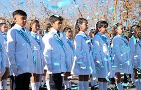 CONMEMORACIÓN EN ZONDA:  Día de la Bandera: alumnos, policías y autoridades rindieron homenaje en un acto emotivo en San Juan