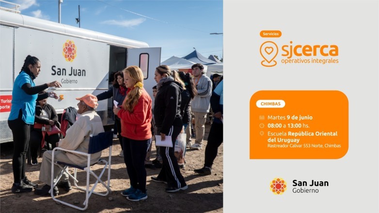 San Juan Cerca llega a Chimbas con tr&aacute;mites, asesoramiento y servicios de salud