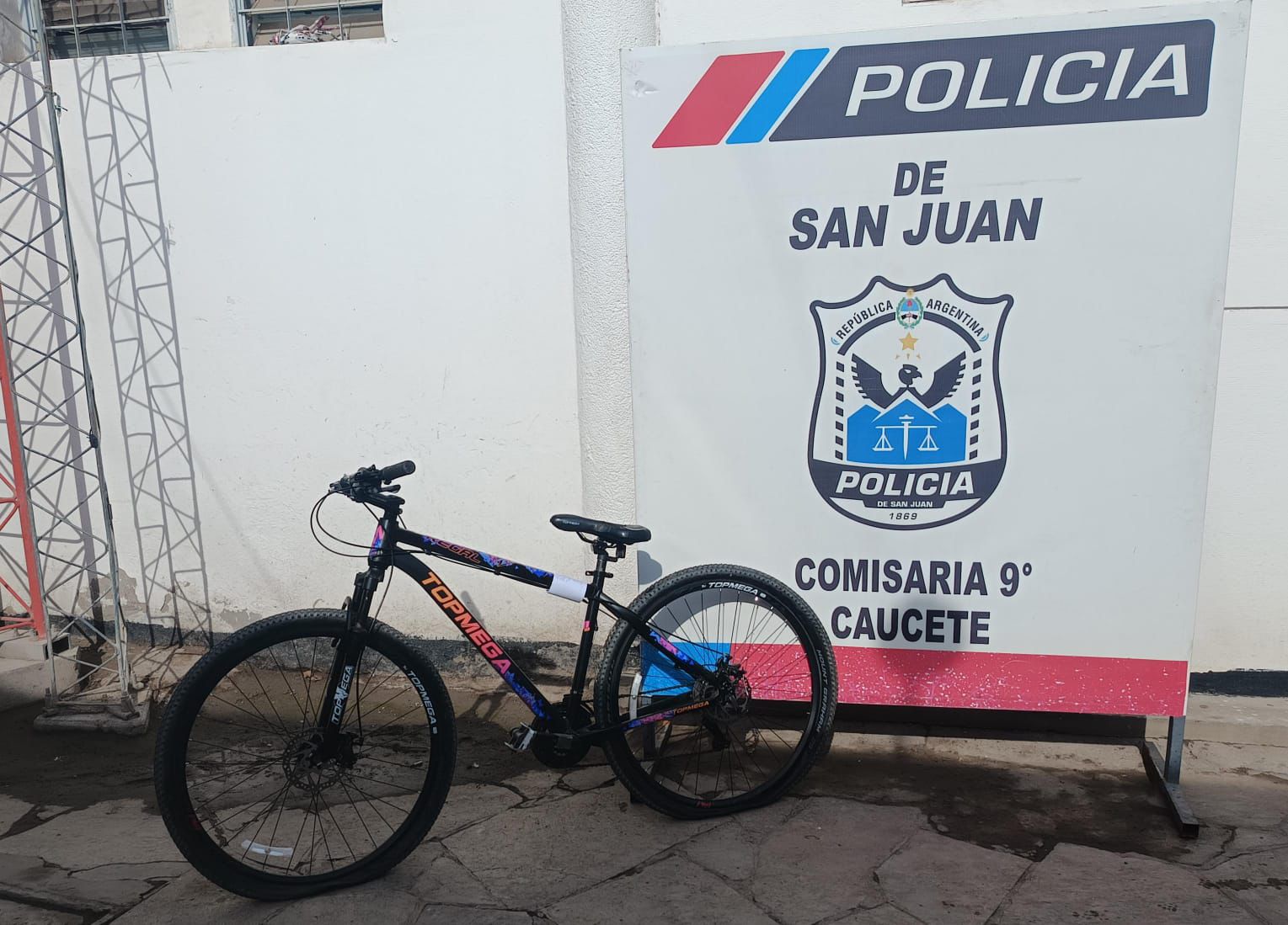 Recuperaron en Caucete una bicicleta robada d&iacute;as antes en barrio Guayamas