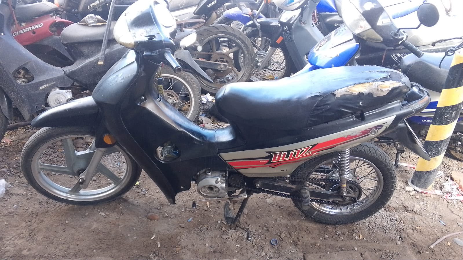 Secuestran en Rawson una moto robada*  