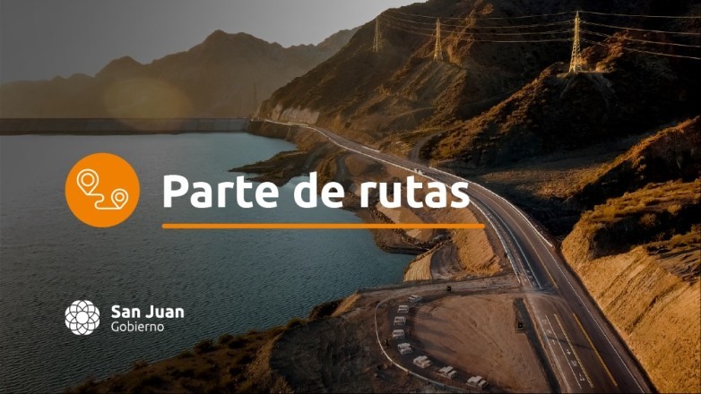 Estado de Rutas en San Juan  17 de Julio de 2025