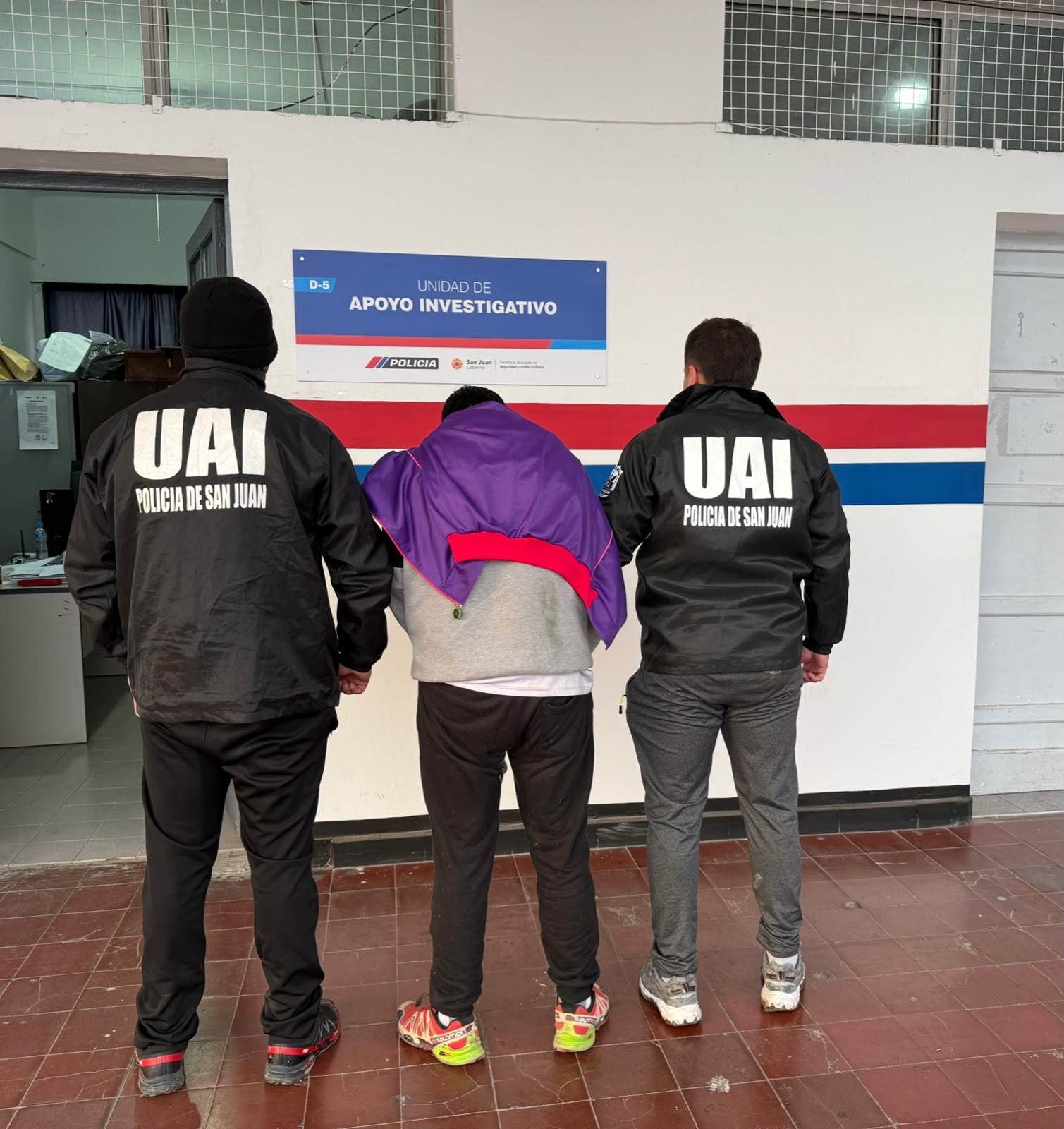 Detienen en Pocito a un sujeto que era intensamente buscado*