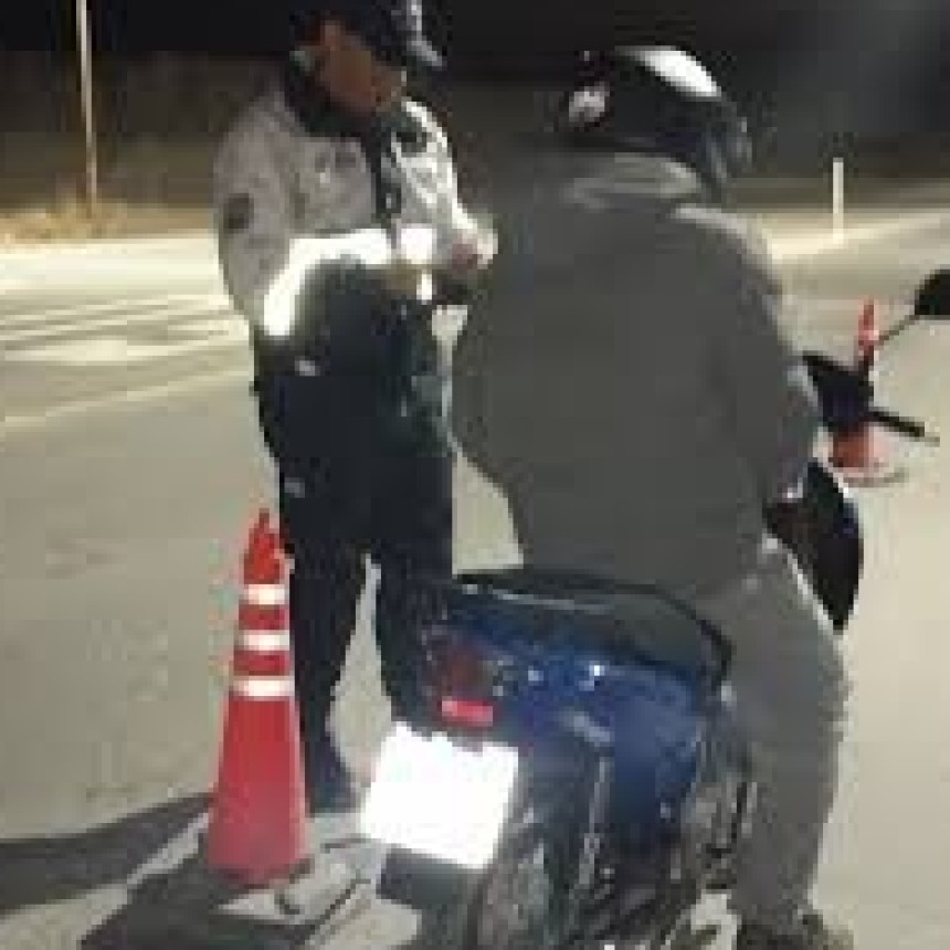Secuestran en Sarmiento una motocicleta robada en el 2014