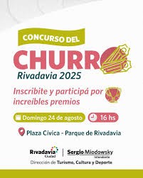 Rivadavia celebra sus 117 años con la primera edición del Concurso del Churro