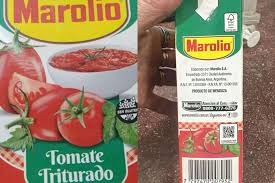 ANMAT emitió una alerta sanitaria por la presencia de parásitos en tomate triturado Marolio
