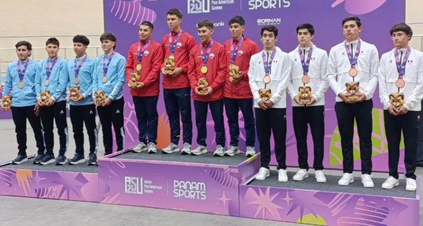 Argentina se lució en el velódromo y cosechó dos medallas de plata en los Juegos Panamericanos Junior