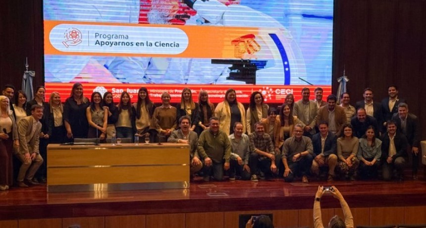 Diez equipos científicos sanjuaninos reciben $150 millones para desarrollar sus proyectos