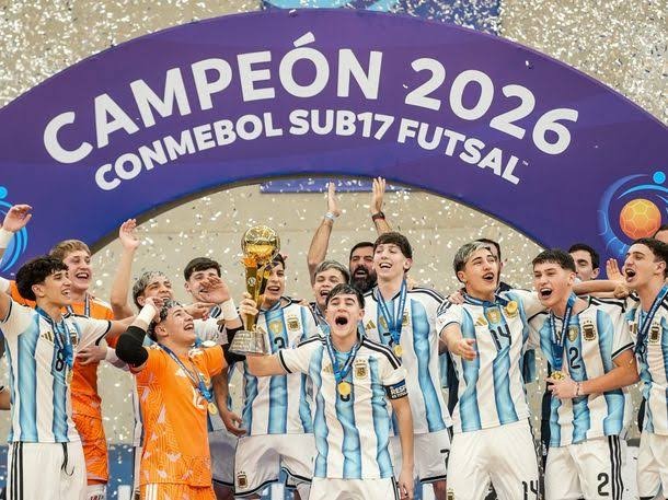 &iexcl;Argentina tricampe&oacute;n de Am&eacute;rica! La Sub-17 de futsal venci&oacute; a Brasil y se qued&oacute; con el Sudamericano