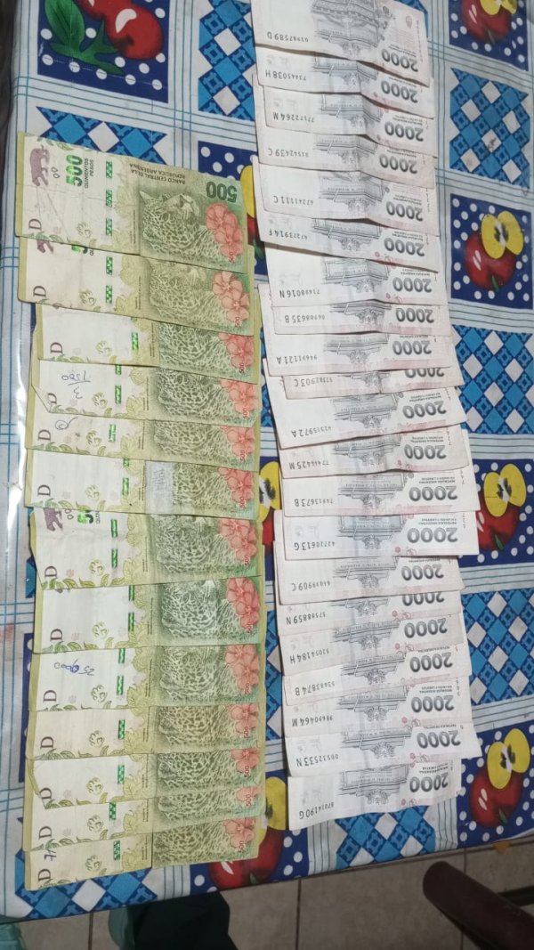 ALLANAMIENTO EN CHIMBAS: SECUESTRAN DROGA Y DINERO EN EFECTIVO