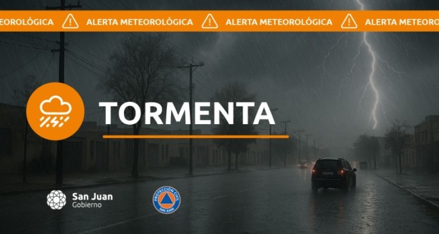 Alerta meteorol&oacute;gica por Tormenta y Nevada