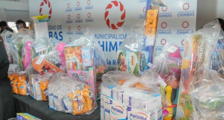 D&iacute;a del Ni&ntilde;o en Chimbas: la Municipalidad entreg&oacute; kits de chocolate y juguetes a m&aacute;s de 120 instituciones