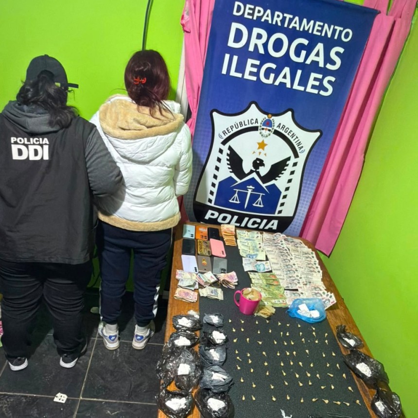 Vend&iacute;a coca&iacute;na frente a una escuela en Rivadavia: cay&oacute; 
