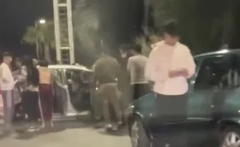 Violento choque de un remis en el puente de Ruta 40 y General Acha