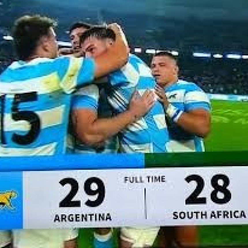 histórico de Los Pumas: Vencieron al campeón del mundo Sudáfrica por 29-28 