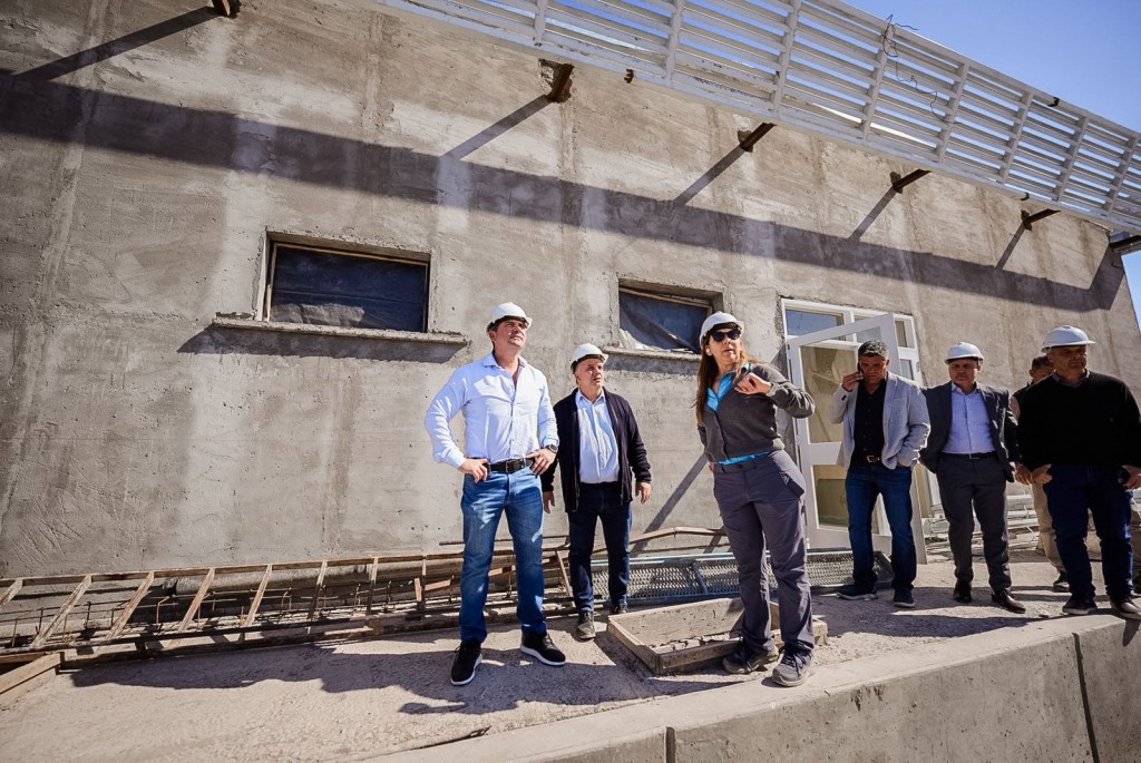 Orrego supervisó las obras del nuevo Hospital de Angaco: infraestructura de nivel para el Este sanjuanino 