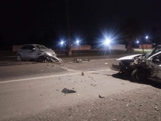 Choque frontal en 9 de Julio: tres heridos, uno de los conductores iba alcoholizado