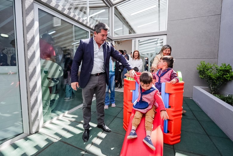 En Calingasta: Orrego inauguró un CDI y recorrió el operativo San Juan Cerca