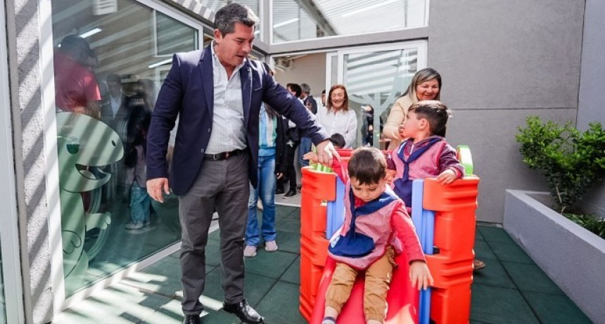 En Calingasta: Orrego inauguró un CDI y recorrió el operativo San Juan Cerca