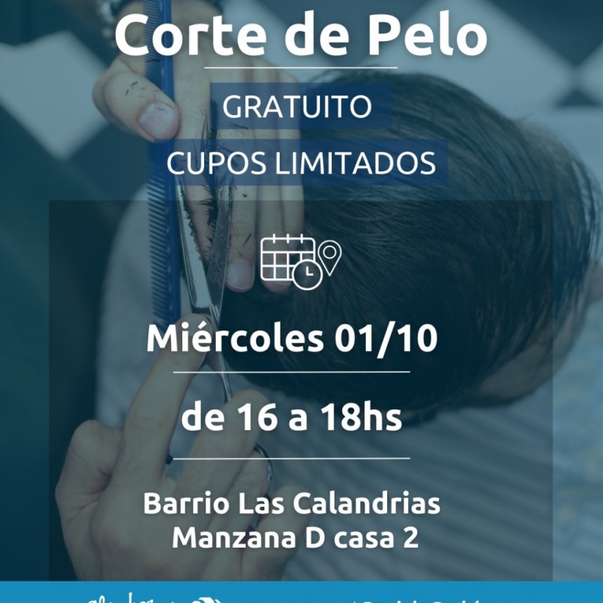 ¡Cambio de Look Solidario! Cortes de Pelo GRATIS en el Barrio Las Calandrias de Chimbas