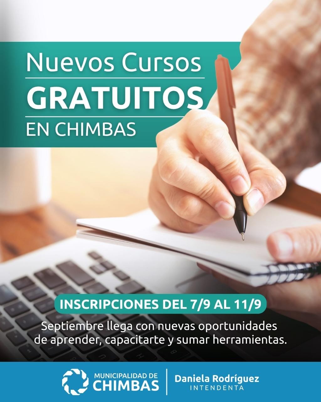 Chimbas abre inscripciones para cursos gratuitos de oficios, RCP y computaci&oacute;n en septiembre