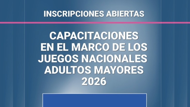 Capacitaciones de salud en los Juegos de Adultos Mayores 2026