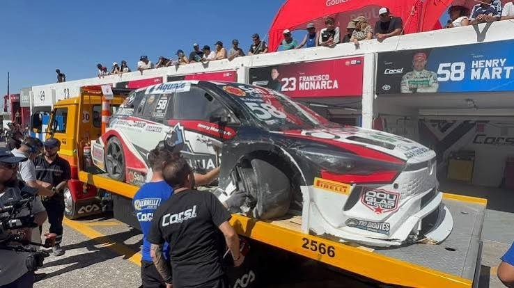 TC2000 en El Zonda: Henry Martin choc&oacute; en la pr&aacute;ctica y su clasificaci&oacute;n est&aacute; en duda