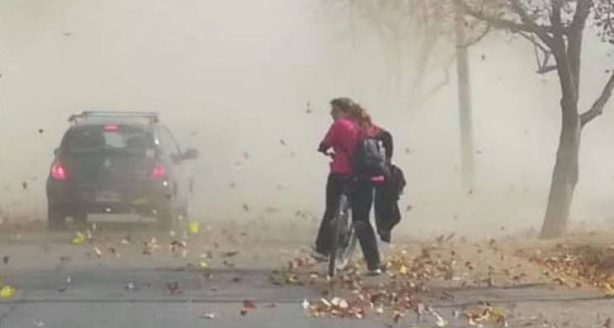 Alerta Meteorol&oacute;gica  por viento Zonda en San Juan