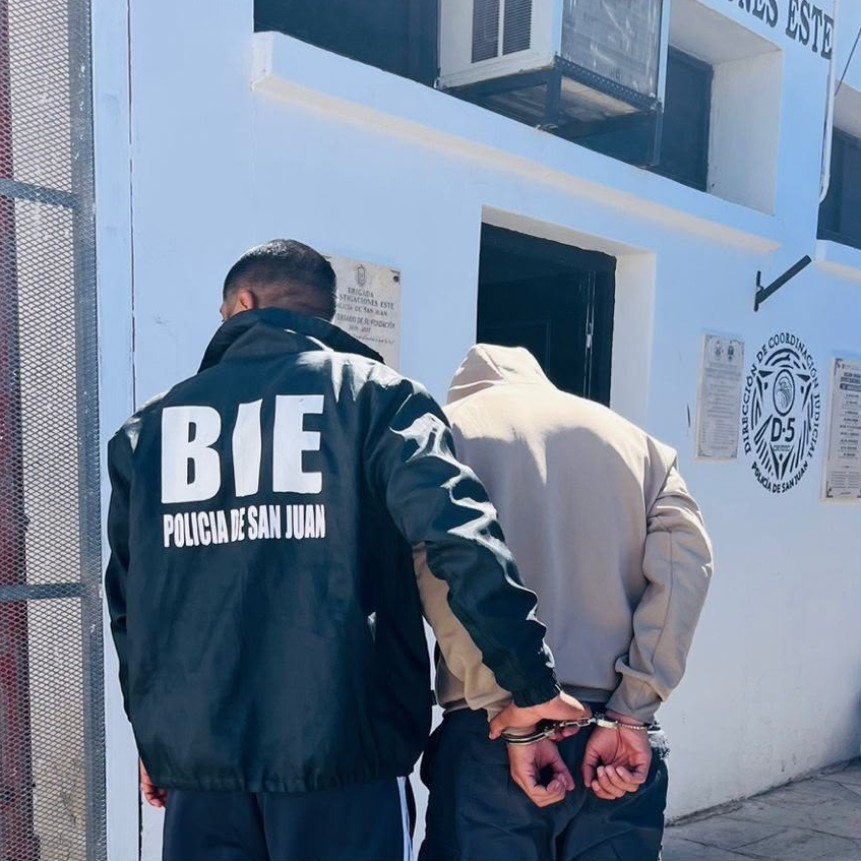 Cayó en Caucete un conocido delincuente que estaba prófugo de la Justicia