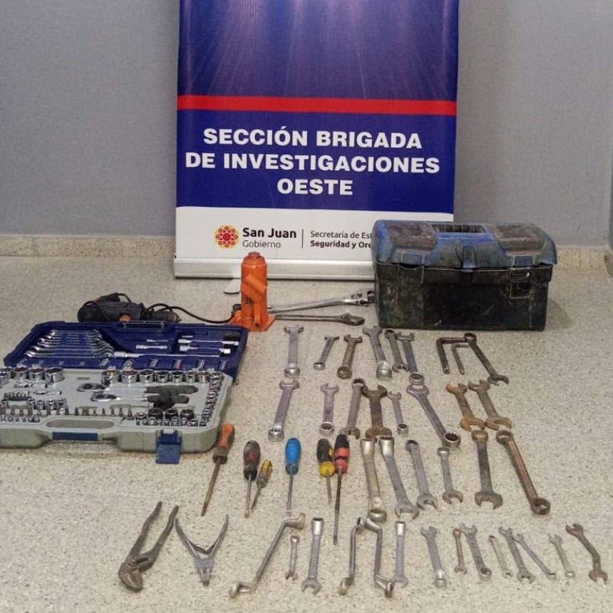 Recuperaron un importante lote de herramientas que había sido robado y era ofrecido a la venta