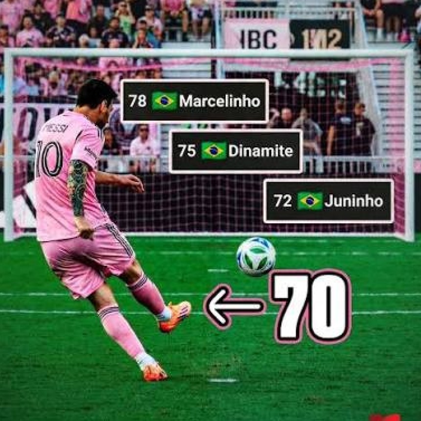 Messi volvió a marcar de tiro libre, pero al Inter Miami se le escapó el triunfo sobre el final
