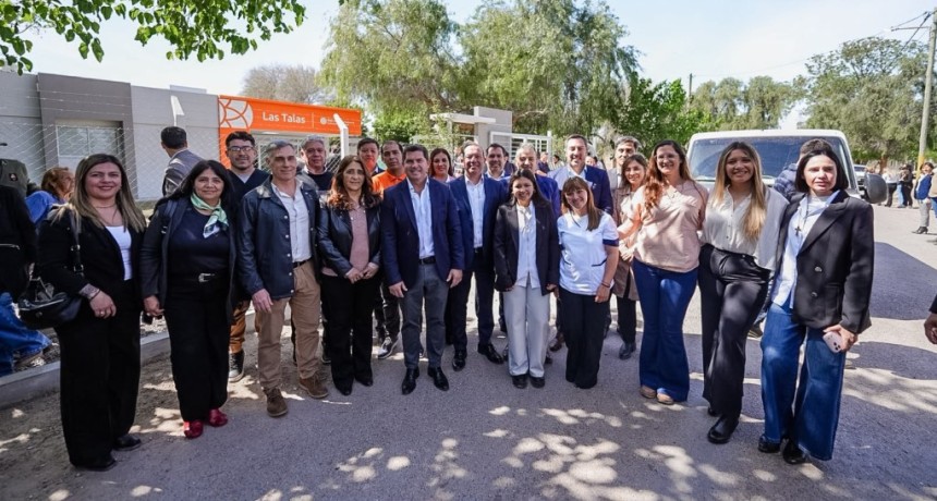 Marcelo Orrego inauguró la ampliación del CAPS Las Talas en Caucete