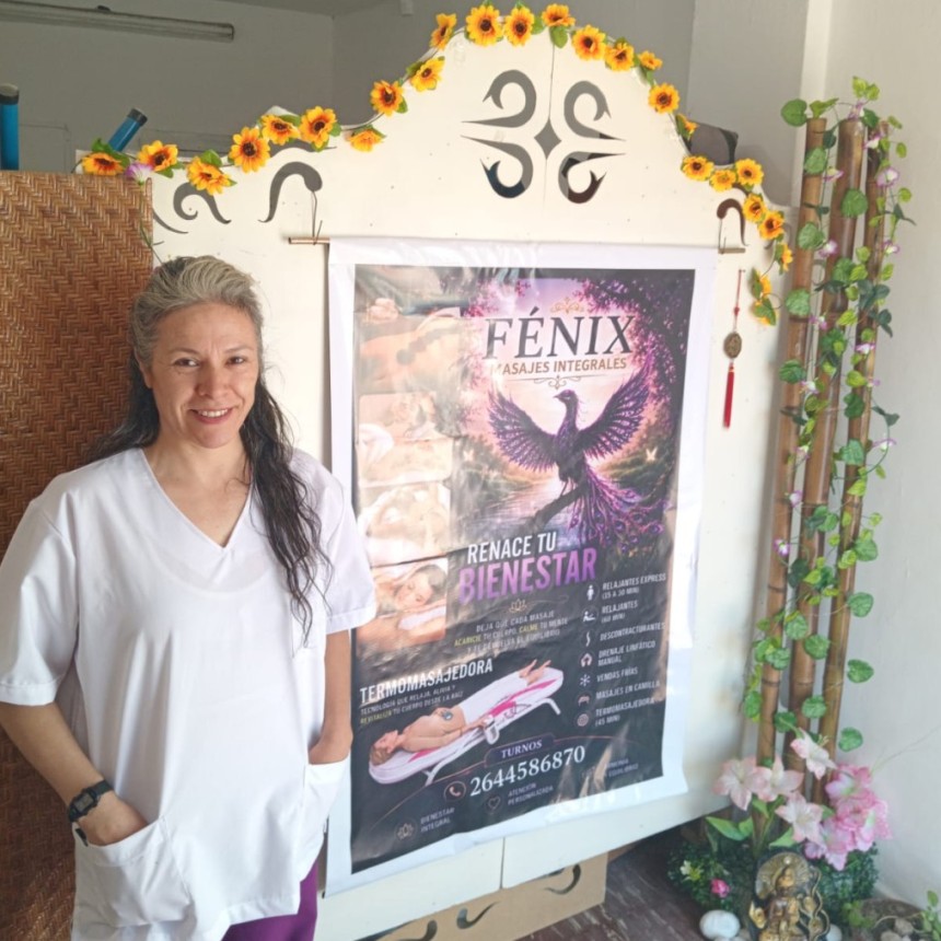 Fénix Masajes Integrales y Arte Gatuno: una nueva propuesta de bienestar y arte en Chimbas