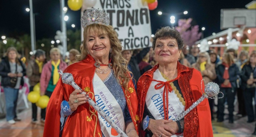 Chimbas coronó a Antonia Aguilera como Reina del Adulto Mayor 2026