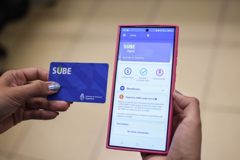 La SUBE Digital incorpora validación de identidad, token temporal y pagos con NFC