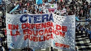 CTERA anuncia un paro nacional docente y una Marcha Federal Educativa contra el Gobiern