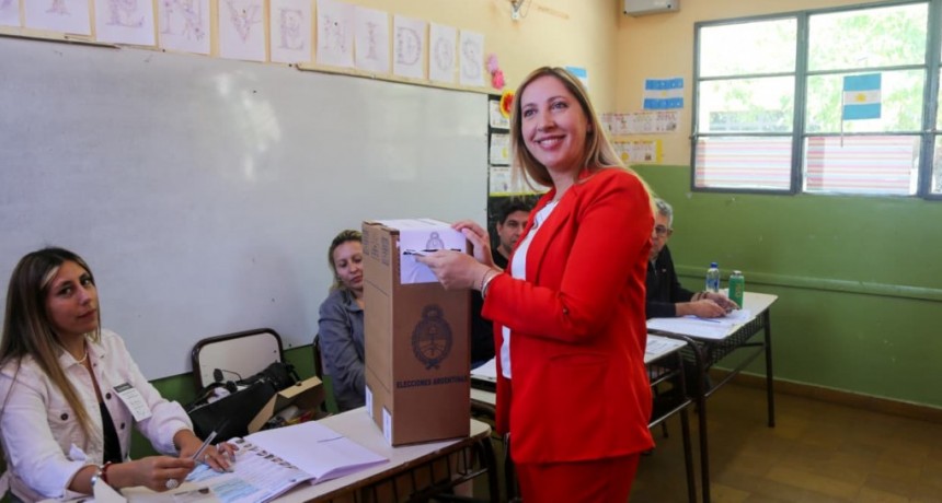 Elecciones San Juan 2025: Laura Palma (Frente XSan Juan) Votó en Pocito y Pidió Participación
