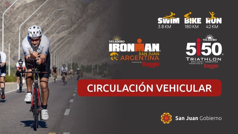 C&oacute;mo ser&aacute; la circulaci&oacute;n vehicular durante el IRONMAN 2026