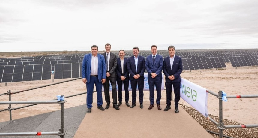 Orrego inaugur&oacute; el parque solar de mayor potencia actualmente operativo en San Juan