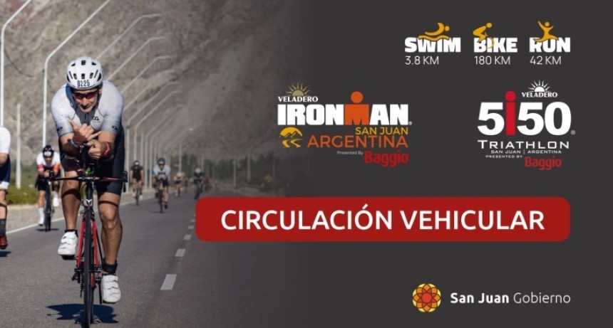 C&oacute;mo ser&aacute; la circulaci&oacute;n vehicular durante el IRONMAN 2026