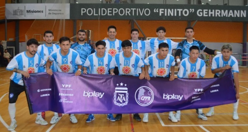 Derrota en el debut para la Selección Sanjuanina de Futsal