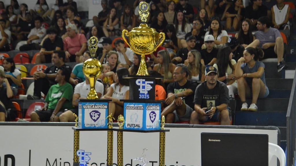 Las finales del Clausura 2025 de futsal masculino se disputaron en el Aldo Cantoni