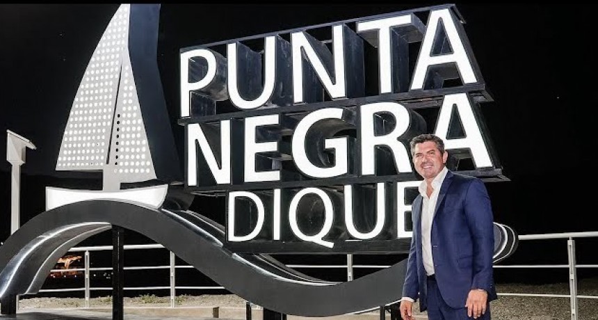 Orrego inaugur&oacute; los miradores en el dique Punta Negra